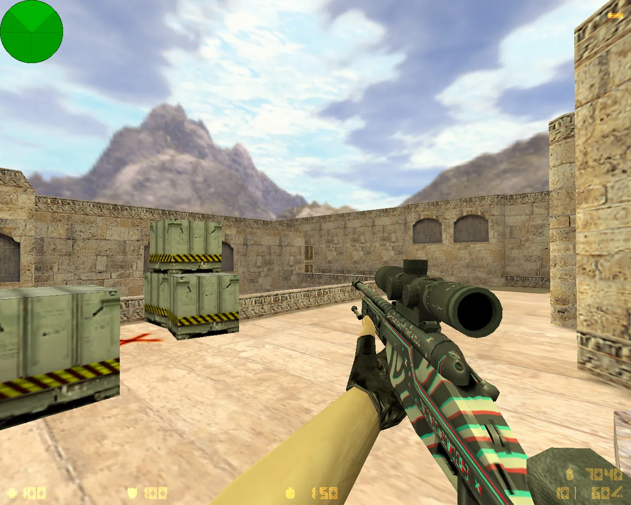 Скриншот  CS 1.6 «Сломанный клык» — сборка с 26 скинами, темной темой, новыми звуками и оптимизированным конфигом