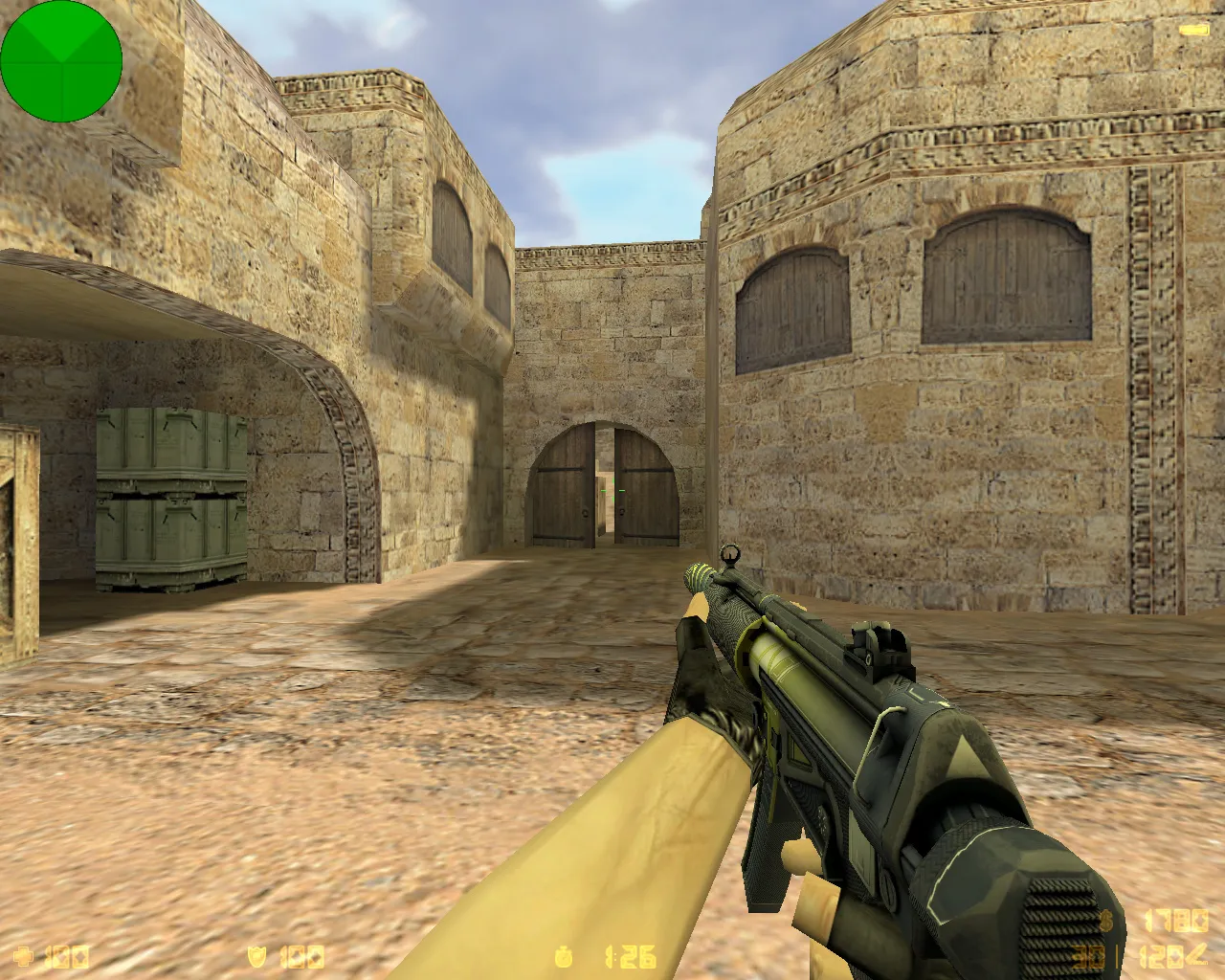 Скриншот  CS 1.6 «Сломанный клык» — сборка с 26 скинами, темной темой, новыми звуками и оптимизированным конфигом