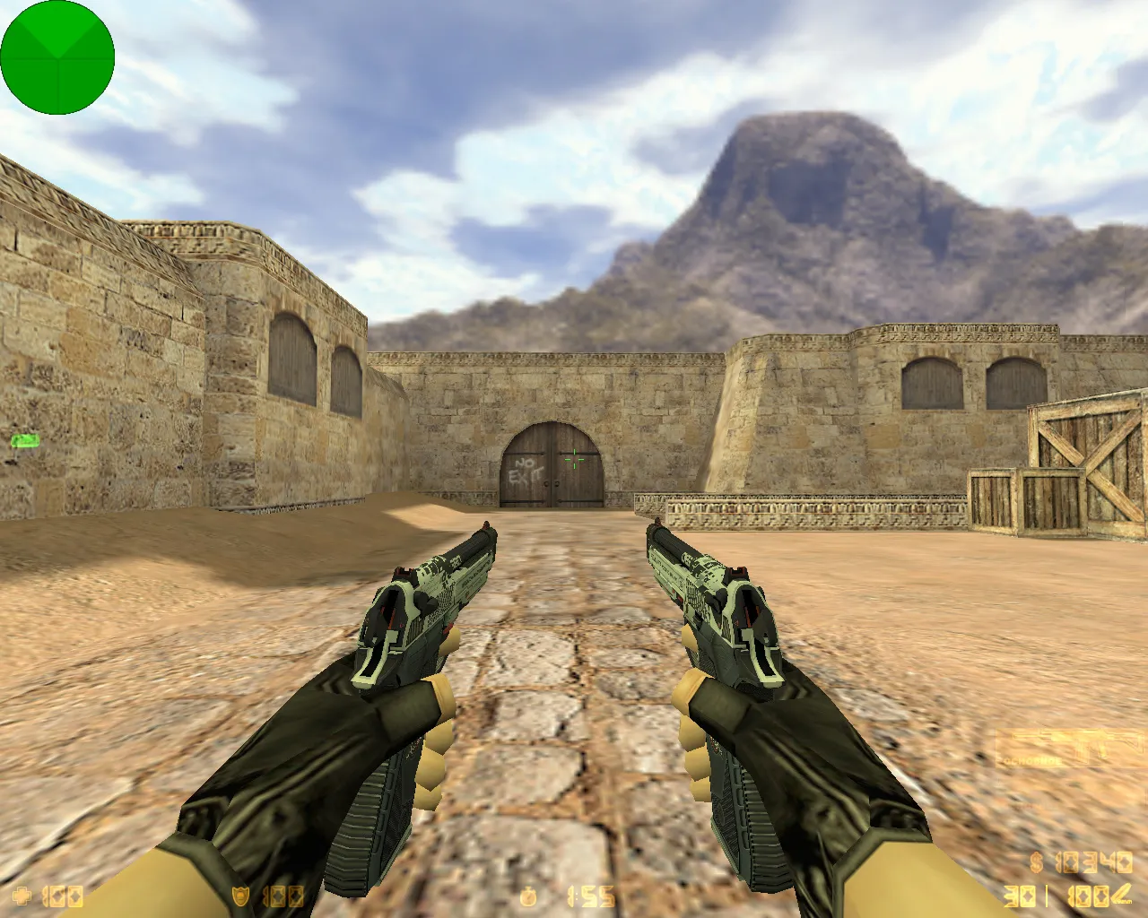 Скриншот  CS 1.6 «Сломанный клык» — сборка с 26 скинами, темной темой, новыми звуками и оптимизированным конфигом