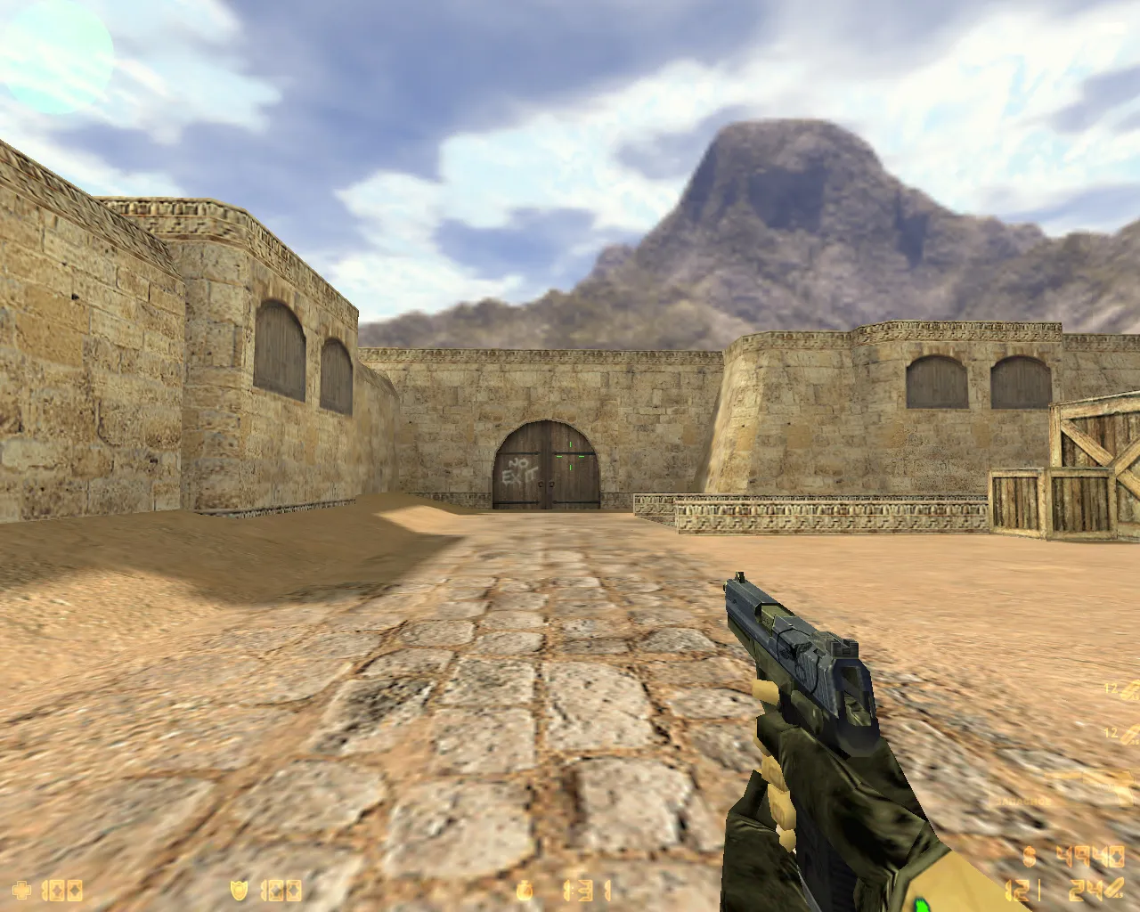 Скриншот  CS 1.6 от ByProSTi: блогерская сборка с 18 скинами, темной темой меню и оптимизированным конфигом