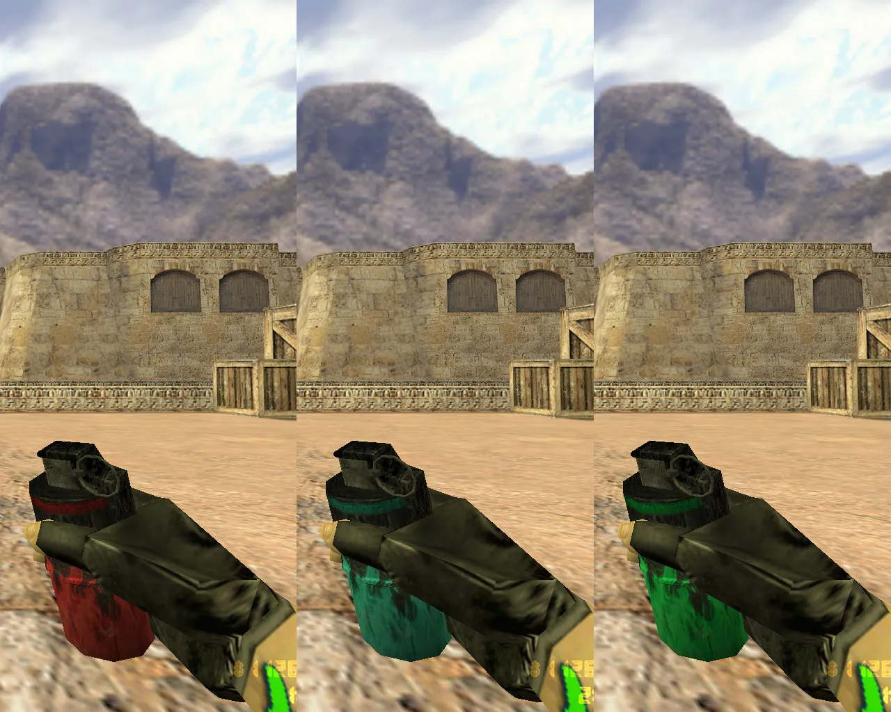 Скриншот  CS 1.6 от ByProSTi: блогерская сборка с 18 скинами, темной темой меню и оптимизированным конфигом