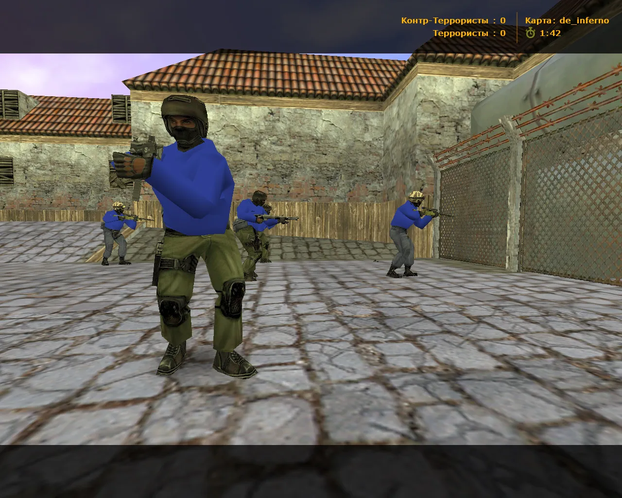 Скриншот  CS 1.6 от ByProSTi: блогерская сборка с 18 скинами, темной темой меню и оптимизированным конфигом