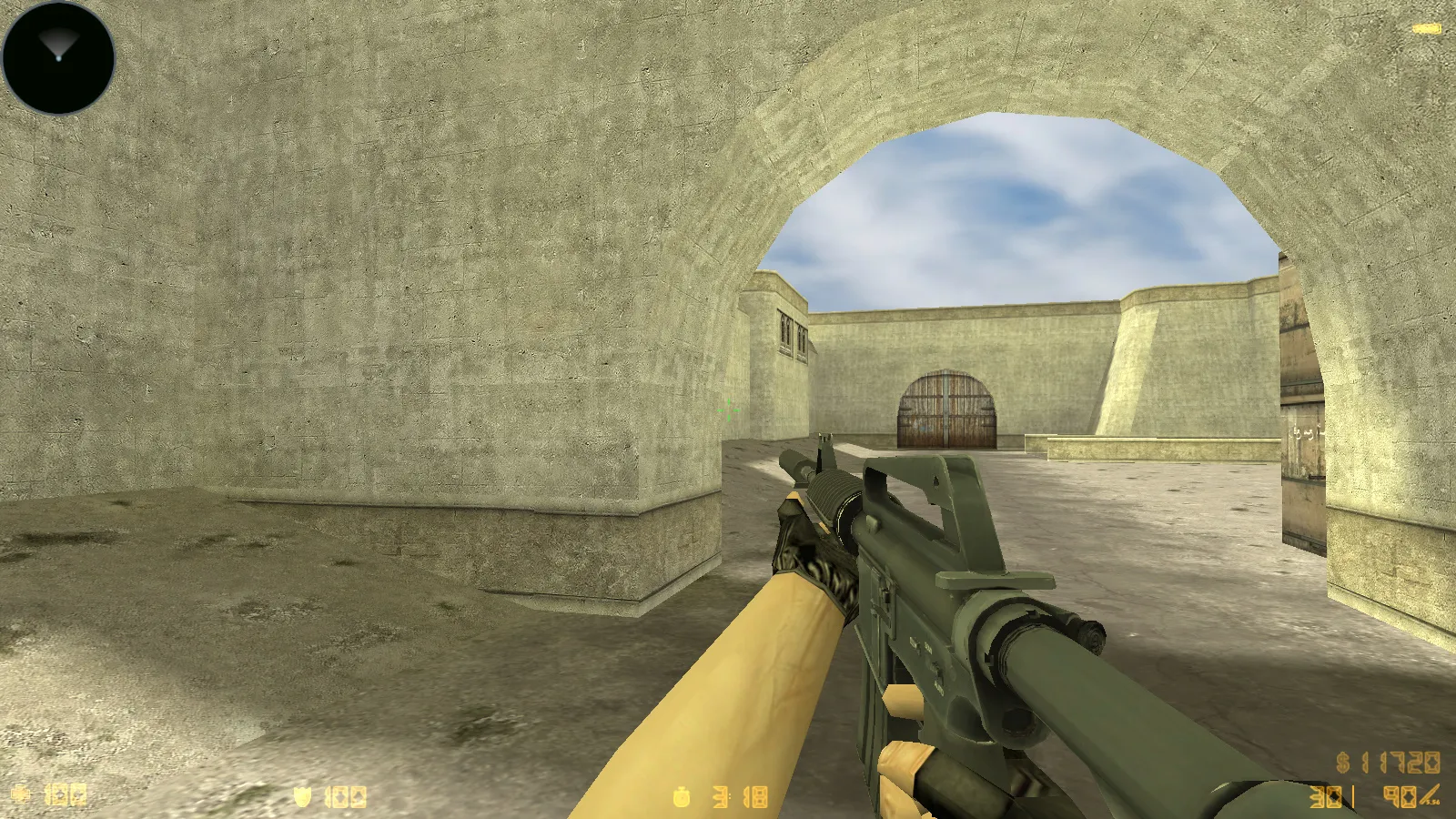 Скриншот  CS 1.6 CS:GO Mod: сборка с моделями v_/p_/w_, осмотром F, скинами и стабильным FPS