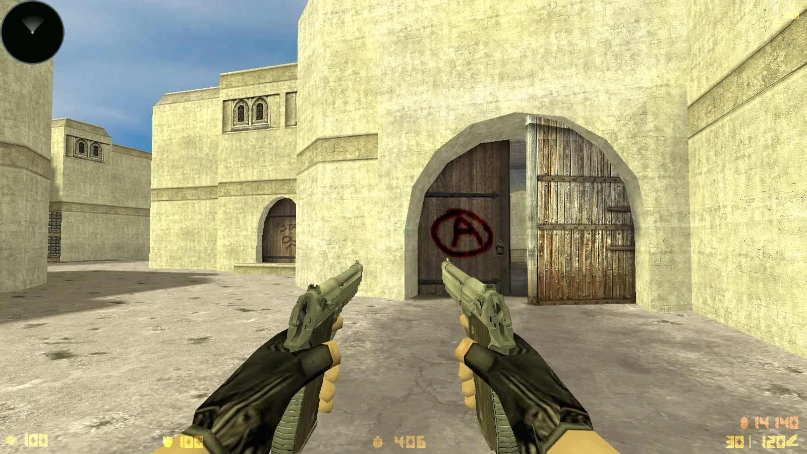 Скриншот  CS 1.6 CS:GO Mod: сборка с моделями v_/p_/w_, осмотром F, скинами и стабильным FPS