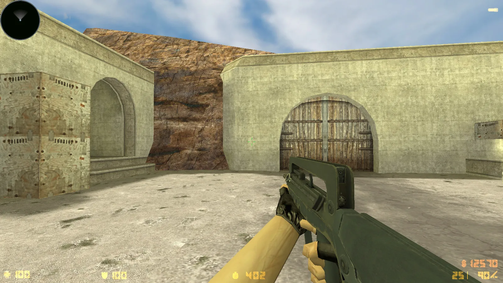 Скриншот  CS 1.6 CS:GO Mod: сборка с моделями v_/p_/w_, осмотром F, скинами и стабильным FPS