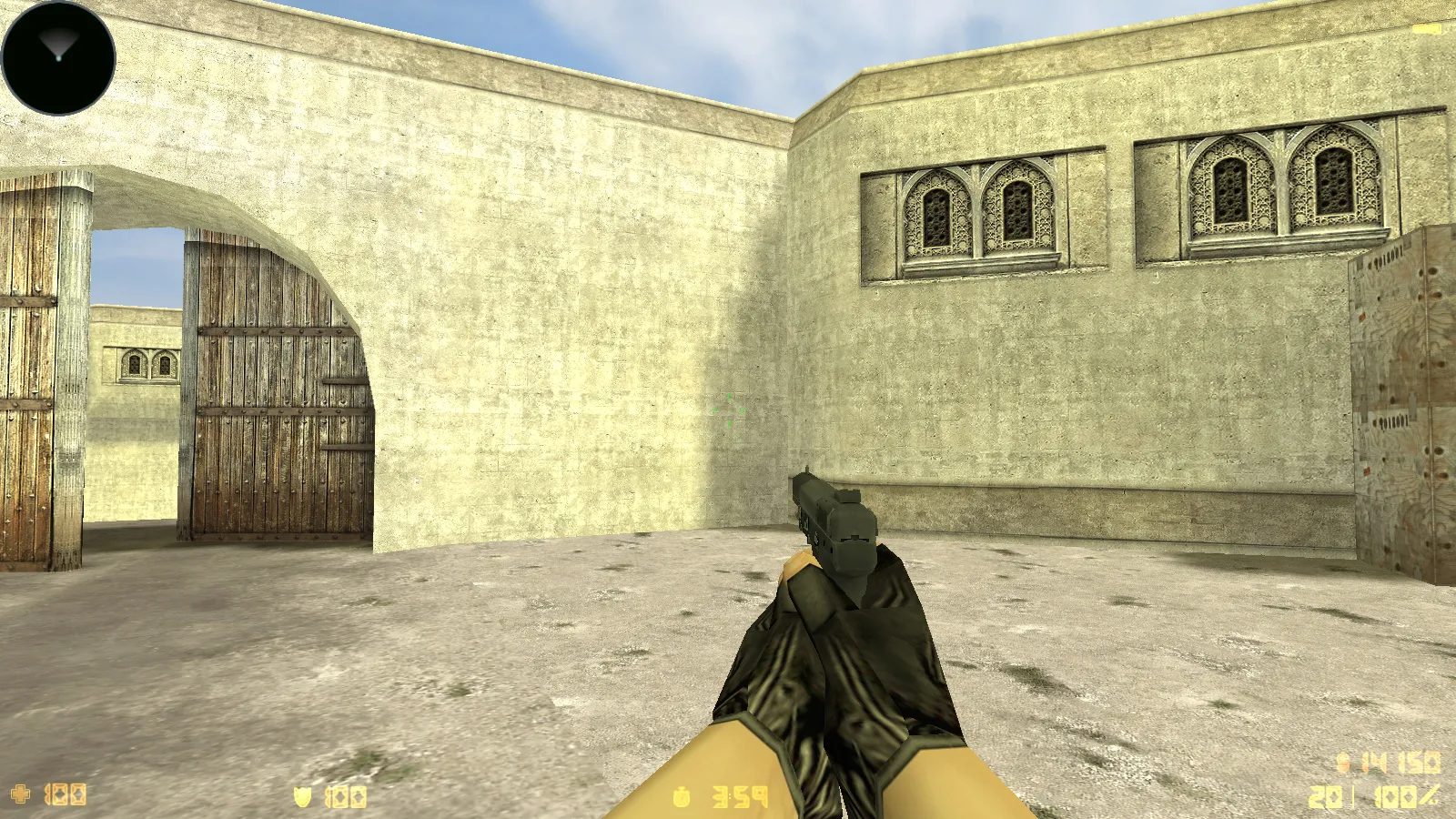 Скриншот  CS 1.6 CS:GO Mod: сборка с моделями v_/p_/w_, осмотром F, скинами и стабильным FPS