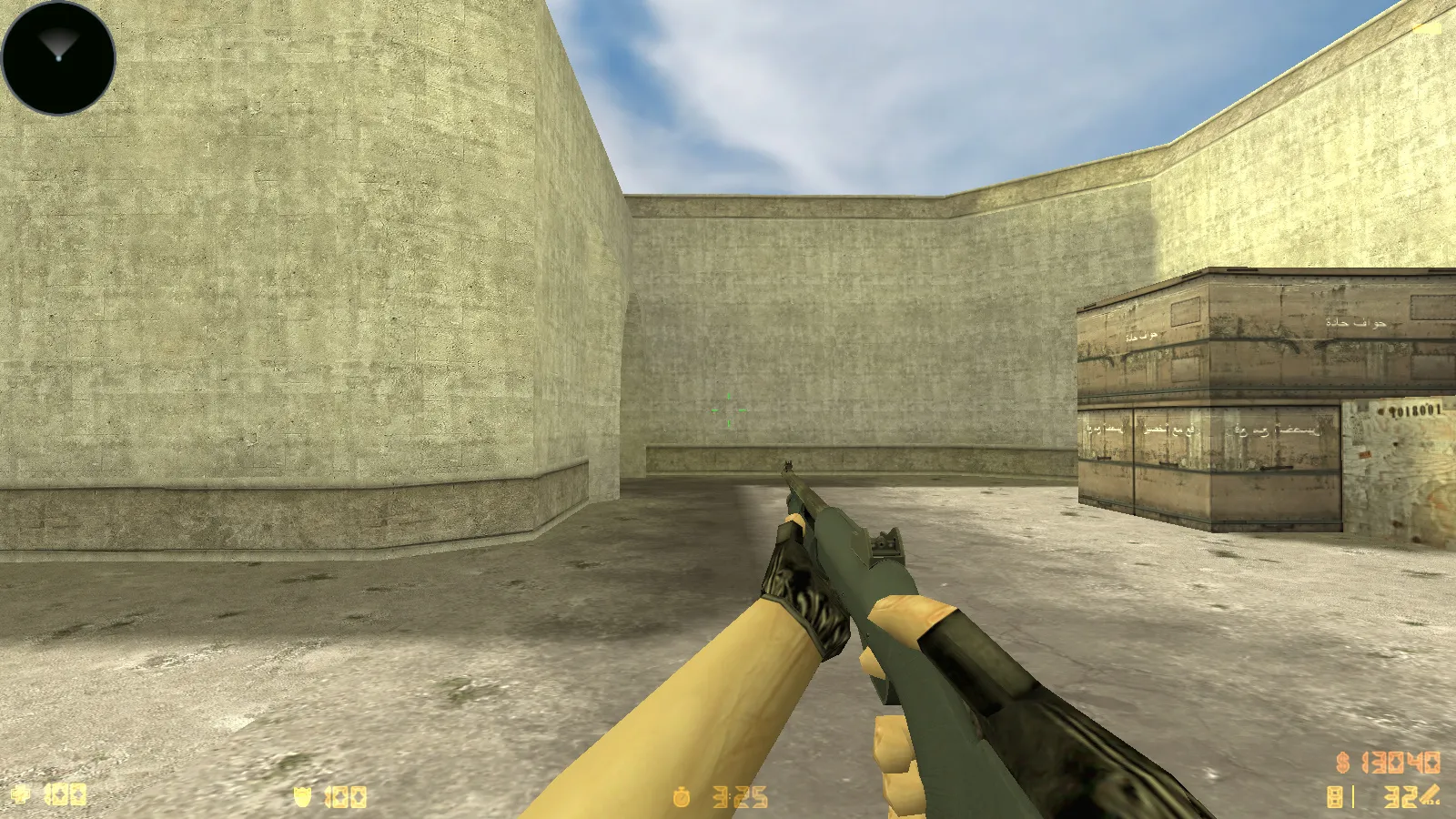 Скриншот  CS 1.6 CS:GO Mod: сборка с моделями v_/p_/w_, осмотром F, скинами и стабильным FPS