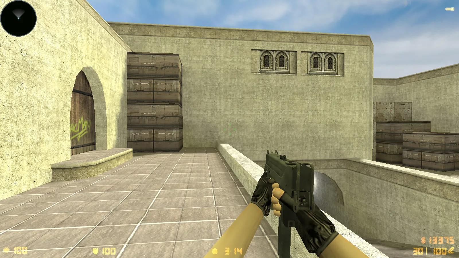 Скриншот  CS 1.6 CS:GO Mod: сборка с моделями v_/p_/w_, осмотром F, скинами и стабильным FPS