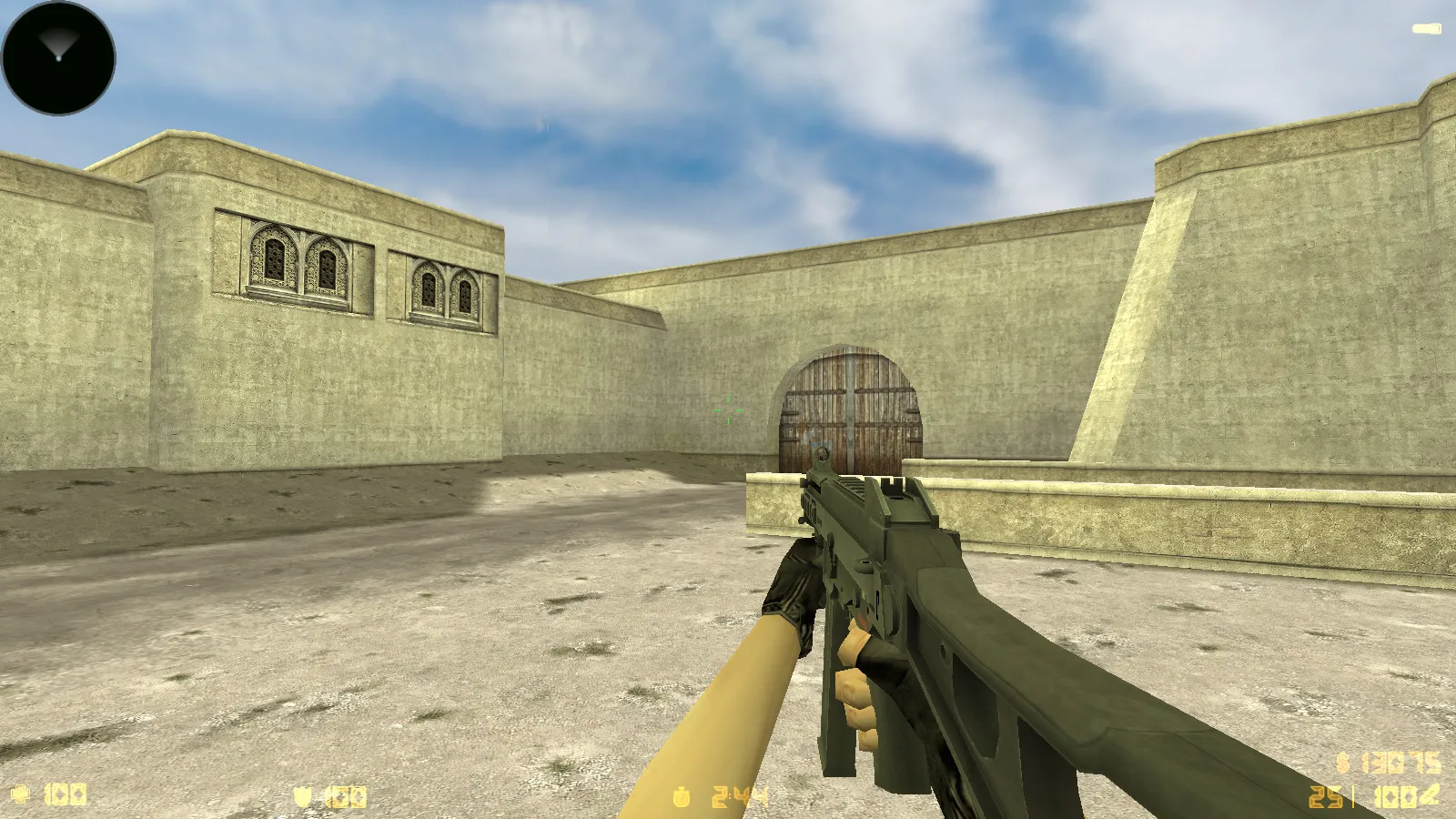 Скриншот  CS 1.6 CS:GO Mod: сборка с моделями v_/p_/w_, осмотром F, скинами и стабильным FPS