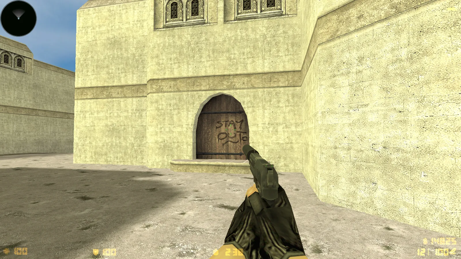 Скриншот  CS 1.6 CS:GO Mod: сборка с моделями v_/p_/w_, осмотром F, скинами и стабильным FPS