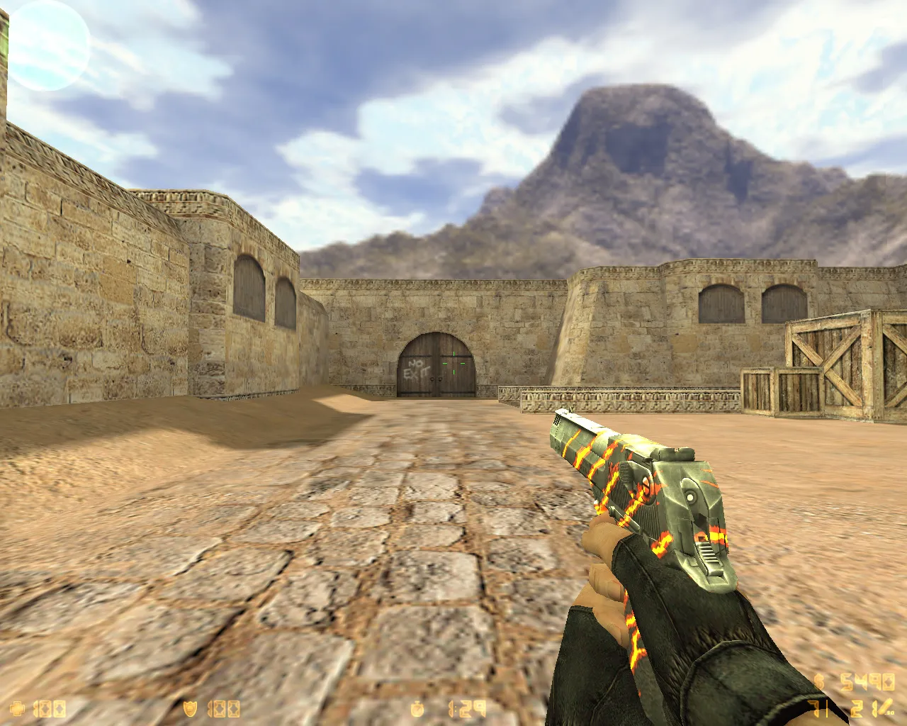 Скриншот  CS 1.6 CSL Edition: скины и графика, темная тема, красно-синие модели, оптимизированный конфиг и стабильный запуск