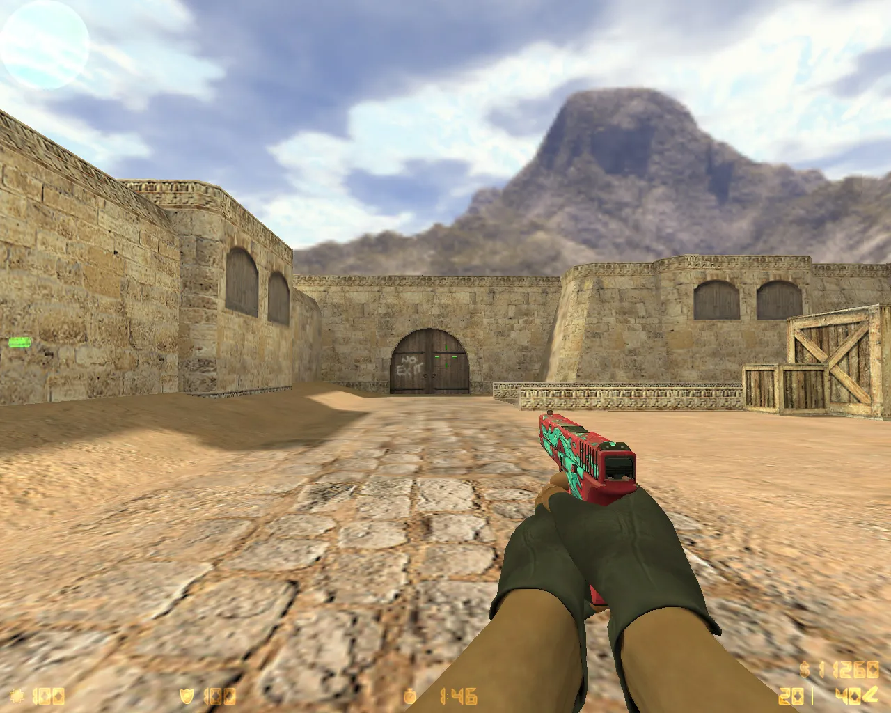 Скриншот  CS 1.6 CSL Edition: скины и графика, темная тема, красно-синие модели, оптимизированный конфиг и стабильный запуск