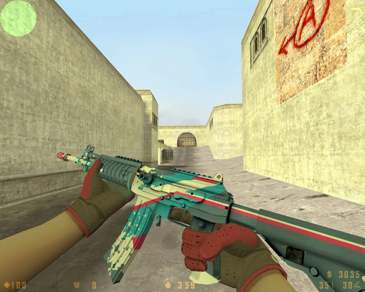 Скриншот  CS 1.6 Calibrated: скины, графика, темная тема меню и оптимизированный config.cfg