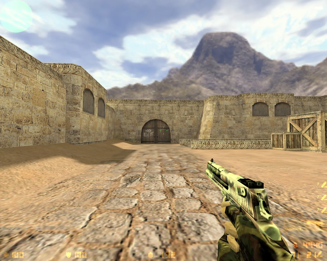 Скриншот  CS 1.6 Камуфляж — сборка с графикой под военный стиль, лесным камо и оптимизированным config.cfg