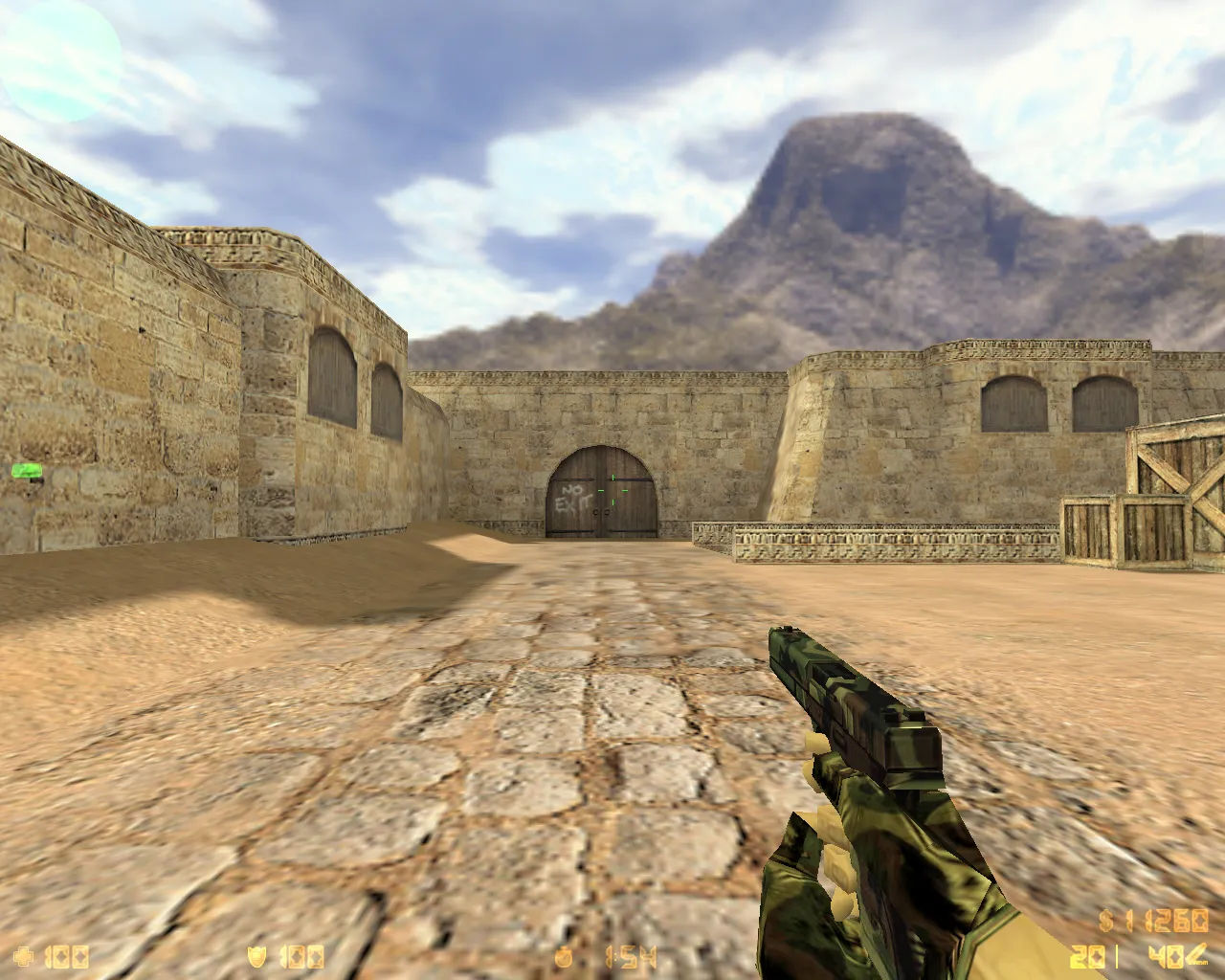 Скриншот  CS 1.6 Камуфляж — сборка с графикой под военный стиль, лесным камо и оптимизированным config.cfg