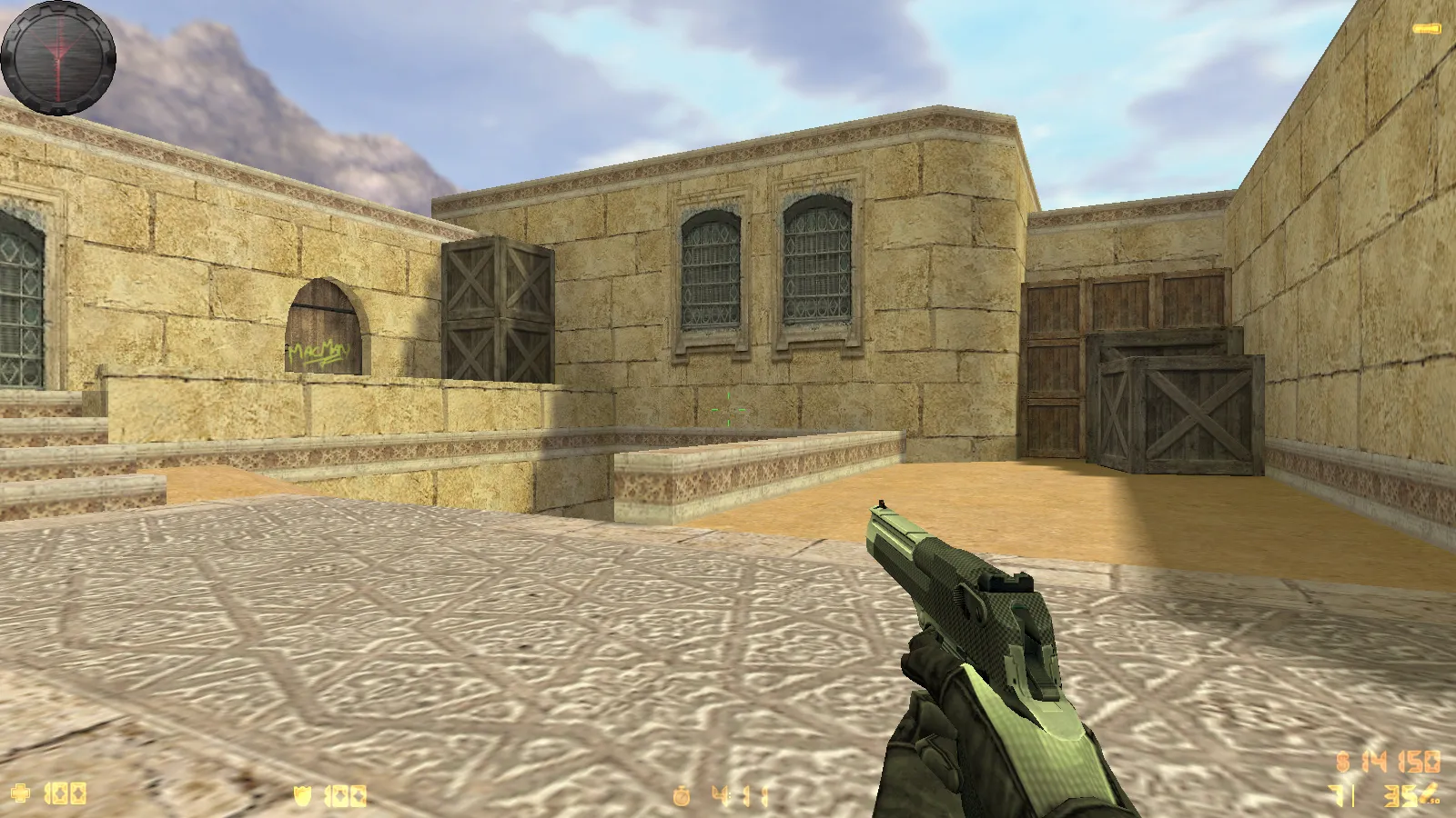 Скриншот  CS 1.6 Карбон: сборка с 9 апгрейдами, карбоновые скины, серое меню, обновленные звуки и музыка, прицел, радар