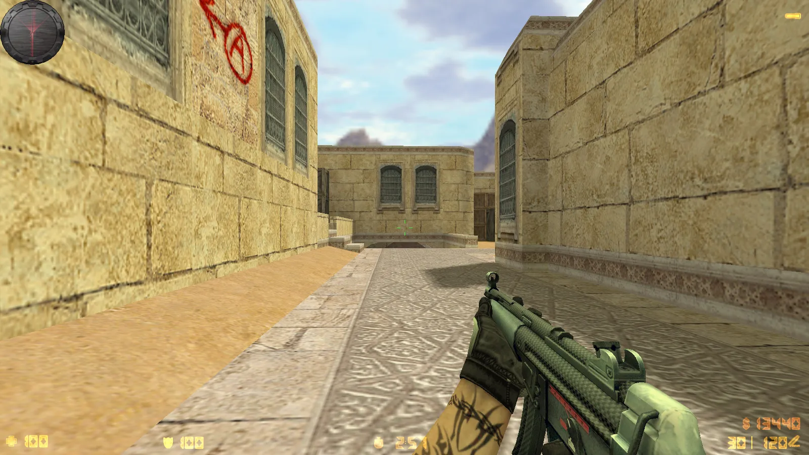 Скриншот  CS 1.6 Карбон: сборка с 9 апгрейдами, карбоновые скины, серое меню, обновленные звуки и музыка, прицел, радар