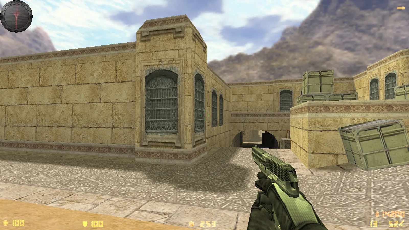 Скриншот  CS 1.6 Карбон: сборка с 9 апгрейдами, карбоновые скины, серое меню, обновленные звуки и музыка, прицел, радар