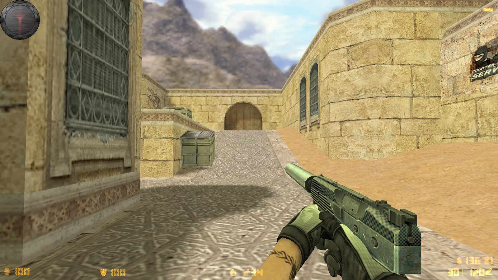 Скриншот  CS 1.6 Карбон: сборка с 9 апгрейдами, карбоновые скины, серое меню, обновленные звуки и музыка, прицел, радар