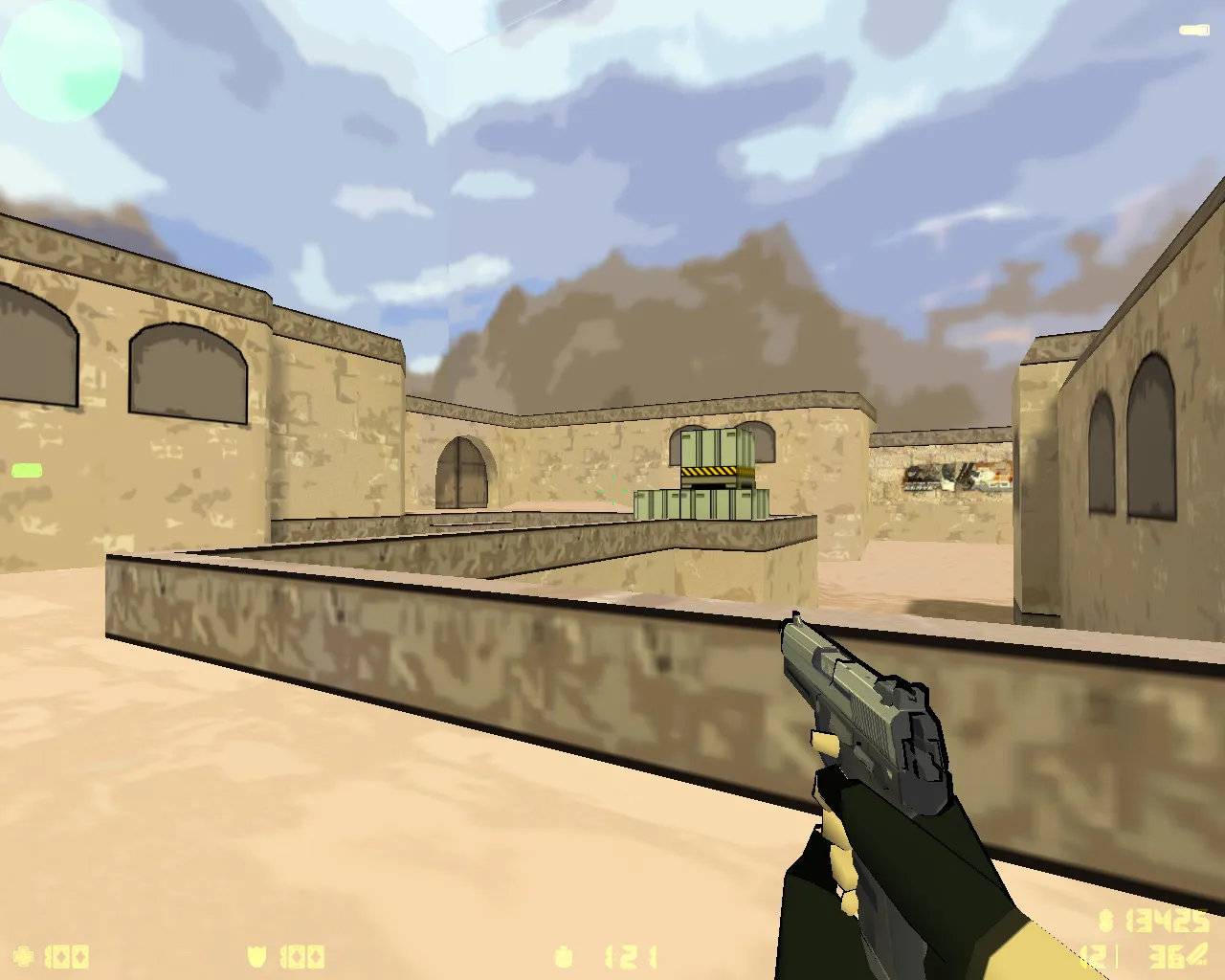 Скриншот  CS 1.6 Мультяшная: cel-shaded модели, графика и оптимизированный config.cfg для чистой игры