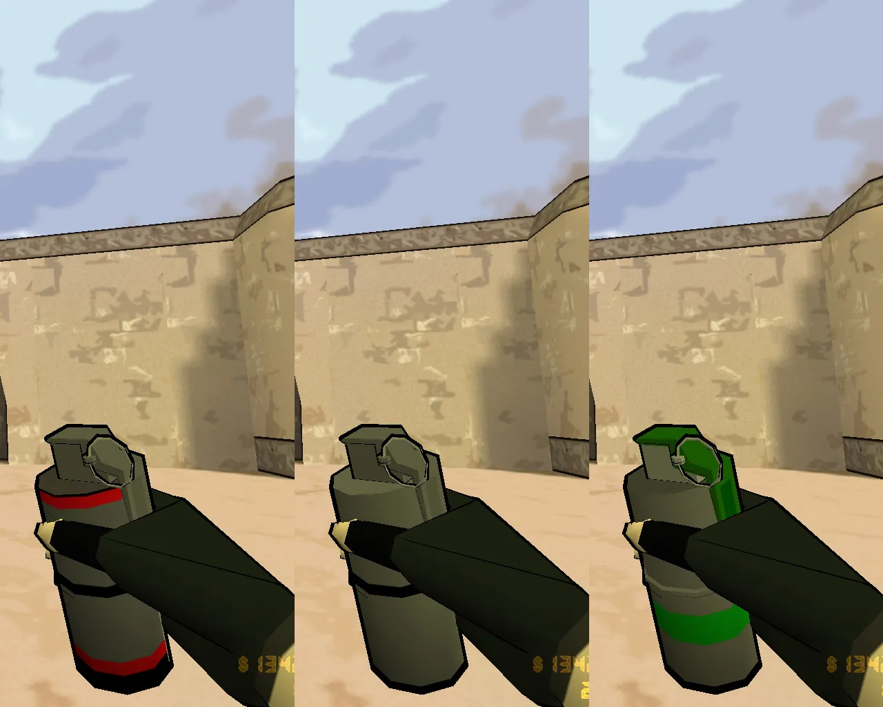 Скриншот  CS 1.6 Мультяшная: cel-shaded модели, графика и оптимизированный config.cfg для чистой игры