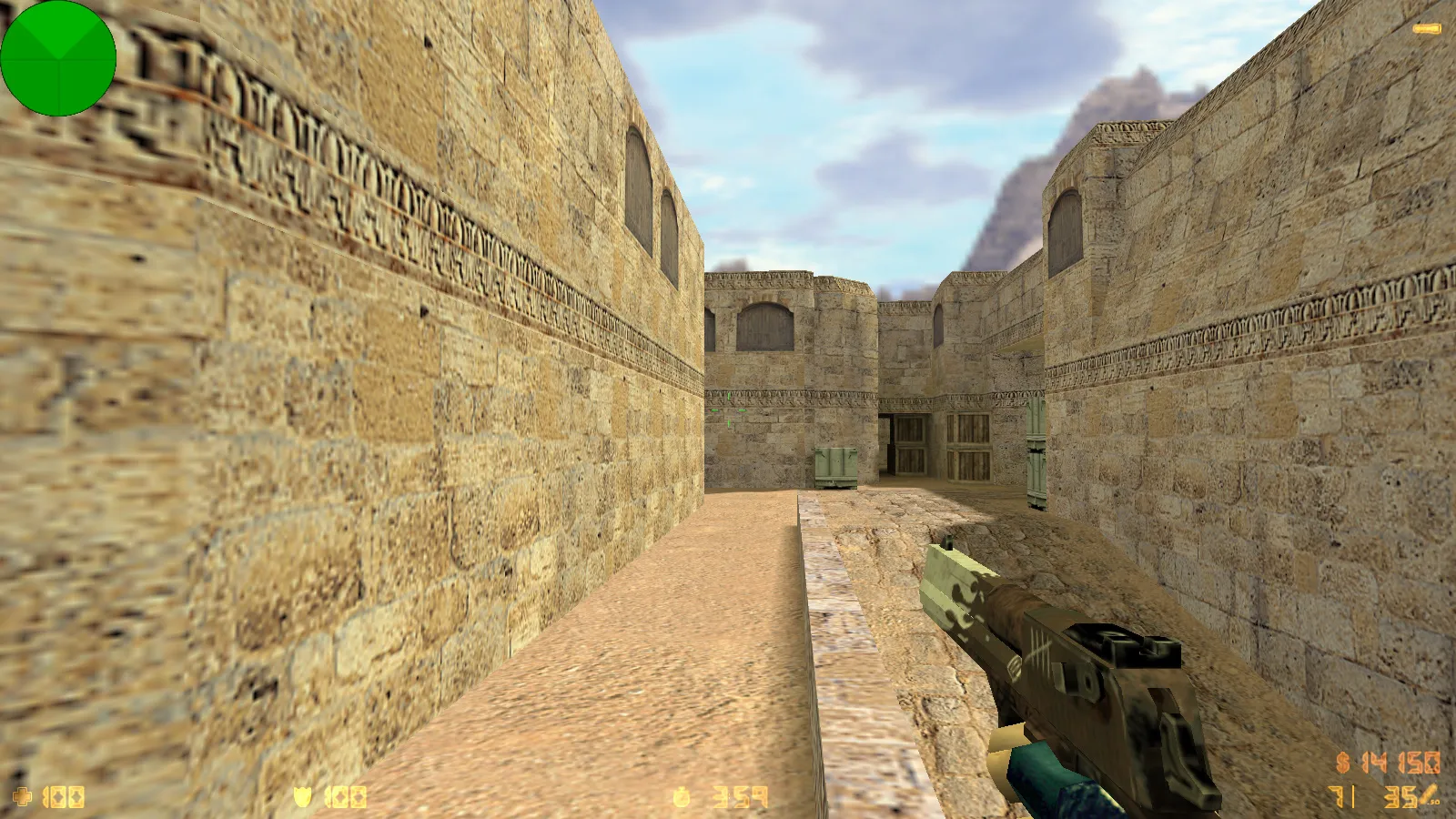 Скриншот  CS 1.6 от Checker: блогерская сборка с 14 скинами, красно-синими моделями, темно-синим меню и оптимизированным config.cfg