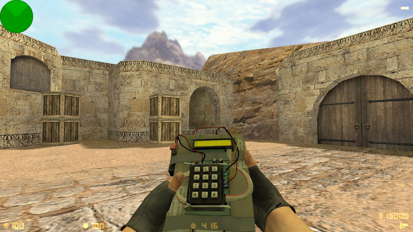 Скриншот  CS 1.6 от Checker: блогерская сборка с 14 скинами, красно-синими моделями, темно-синим меню и оптимизированным config.cfg