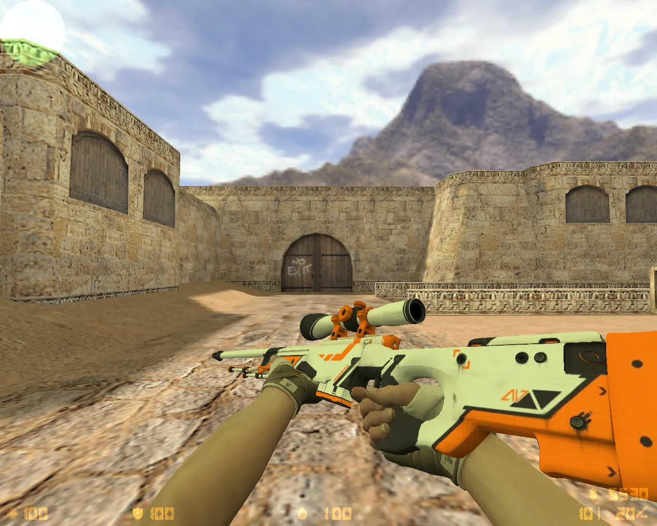 Скриншот CS 1.6 от Читана: блогерская сборка с 27 скинами, темной темой меню и оптимизированным конфигом