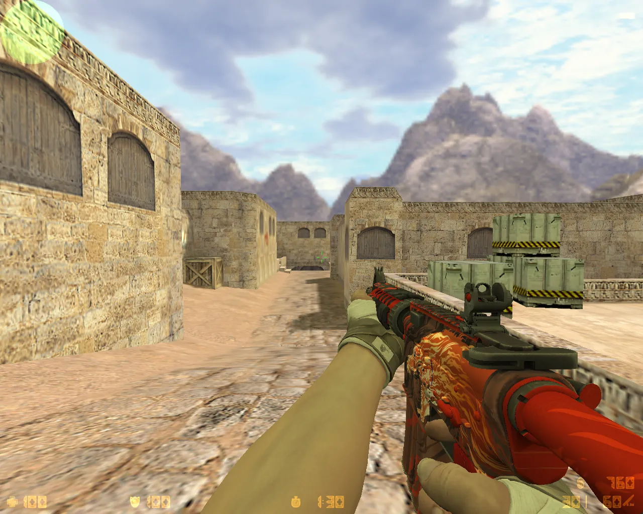 Скриншот  CS 1.6 от Читана: блогерская сборка с 27 скинами, темной темой меню и оптимизированным конфигом