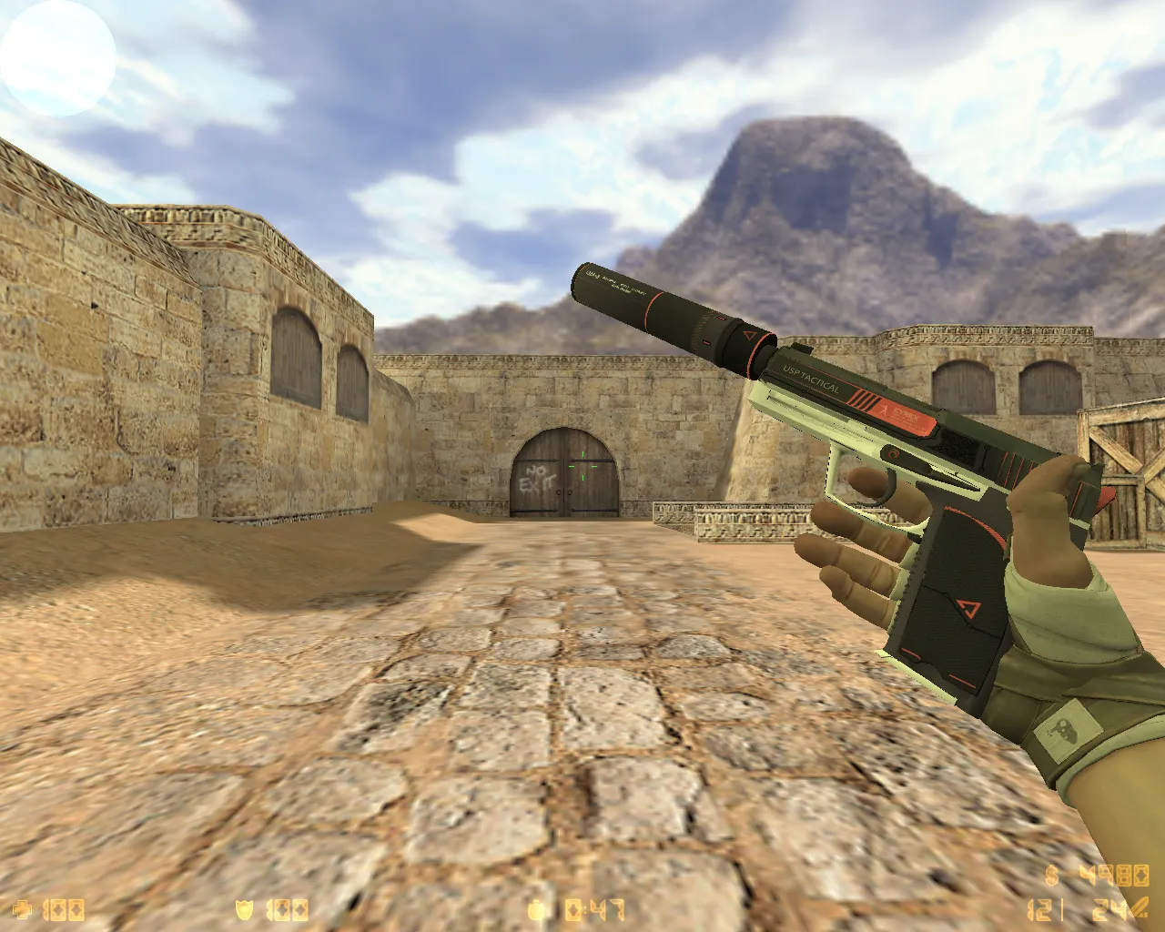 Скриншот  CS 1.6 от Читана: блогерская сборка с 27 скинами, темной темой меню и оптимизированным конфигом