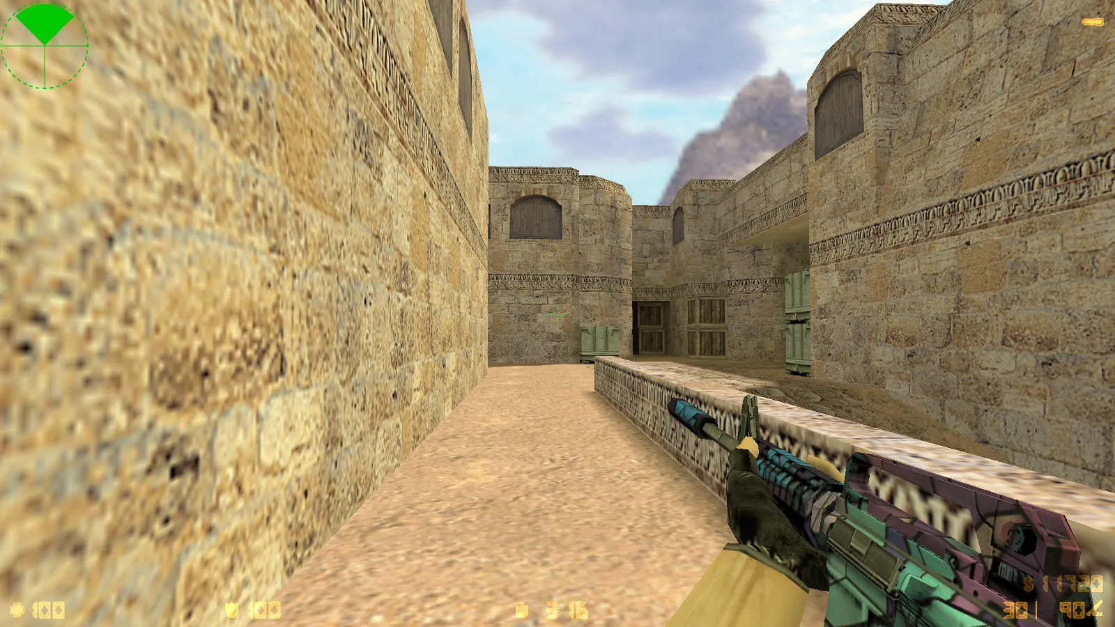 Скриншот CS 1.6 от 4elobrek: блогерская сборка с 9 нововведениями, 25 скинами, красно/синими моделями и оптимизированным конфигом