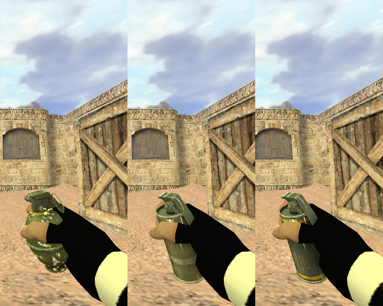 Скриншот  CS 1.6 «Хром» — сборка CS 1.6 с 27 хром-моделями оружия, темным меню и оптимизированным конфигом