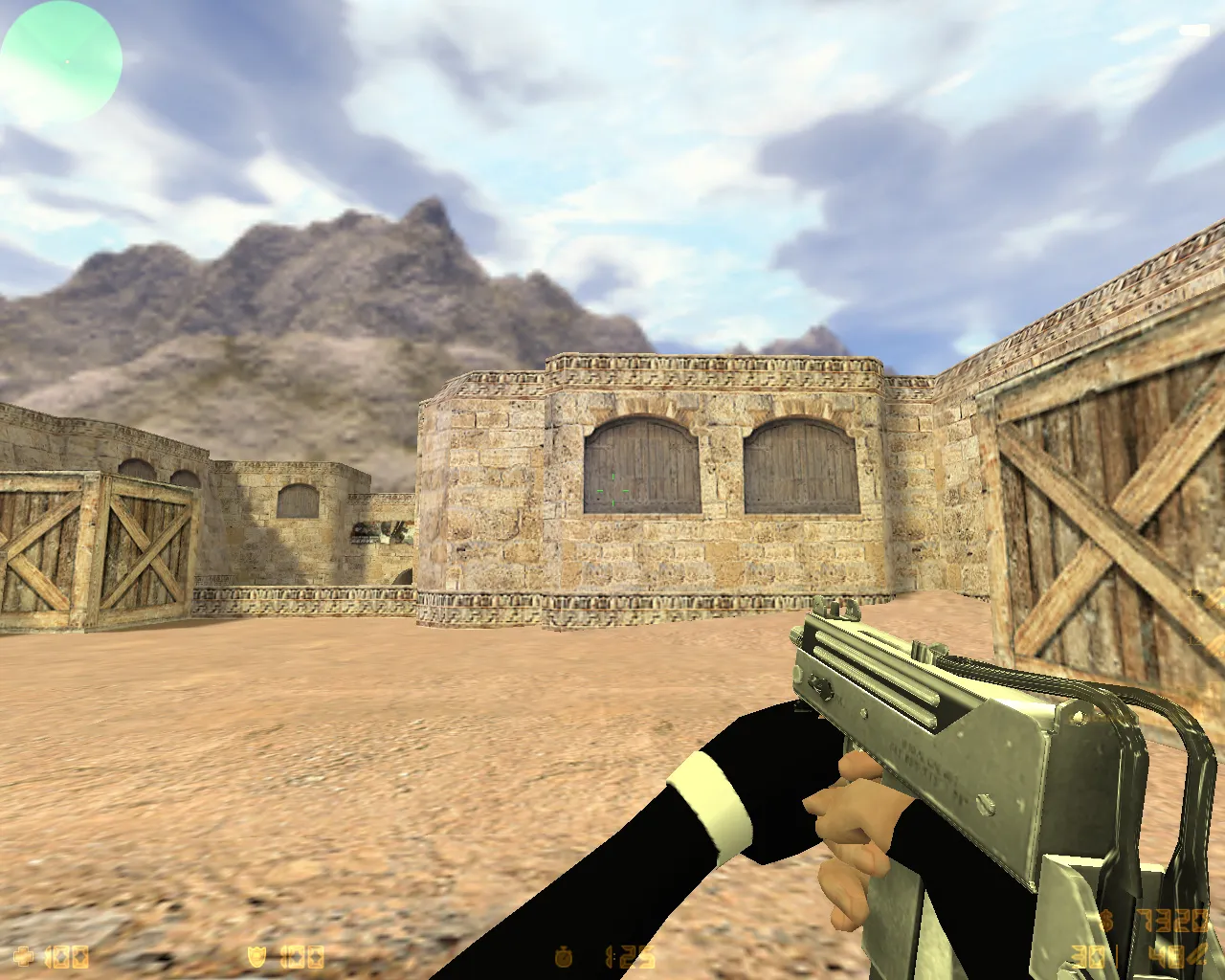 Скриншот  CS 1.6 «Хром» — сборка CS 1.6 с 27 хром-моделями оружия, темным меню и оптимизированным конфигом