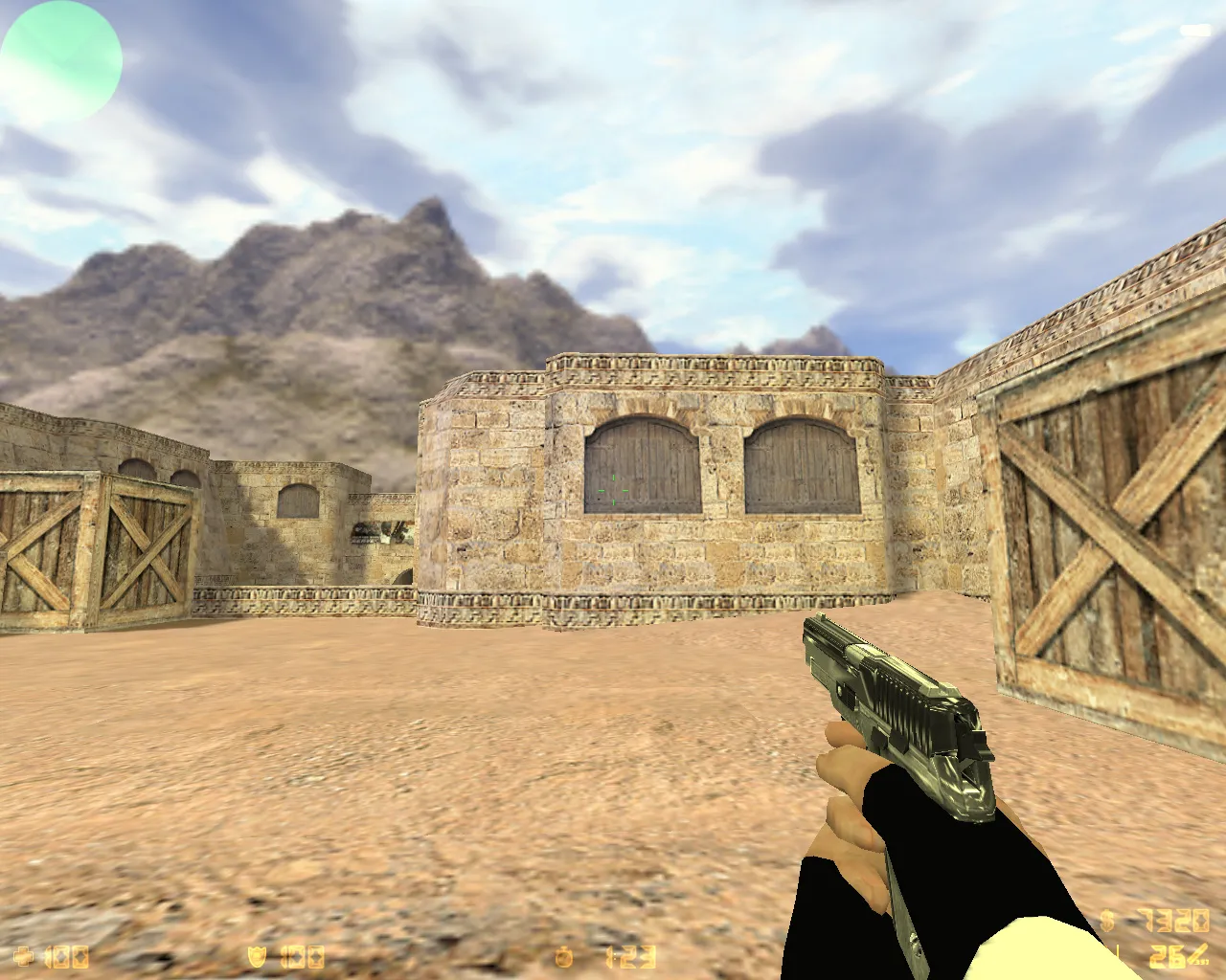 Скриншот  CS 1.6 «Хром» — сборка CS 1.6 с 27 хром-моделями оружия, темным меню и оптимизированным конфигом