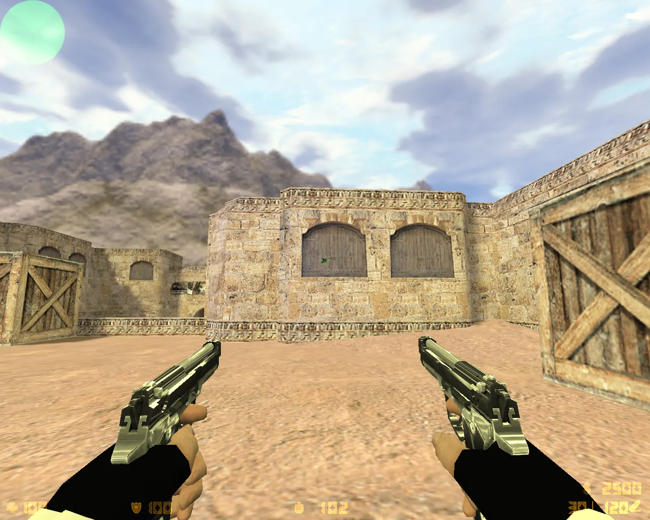 Скриншот  CS 1.6 «Хром» — сборка CS 1.6 с 27 хром-моделями оружия, темным меню и оптимизированным конфигом