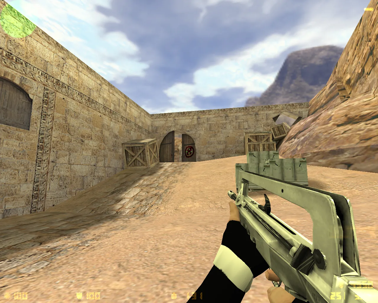 Скриншот  CS 1.6 «Хром» — сборка CS 1.6 с 27 хром-моделями оружия, темным меню и оптимизированным конфигом