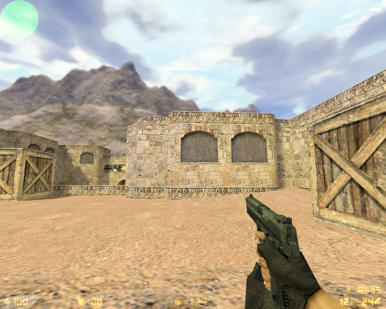 Скриншот  CS 1.6 Classic HD: HD модели оружия v_, p_, w_, графика, звуки, меню и оптимизированный конфиг