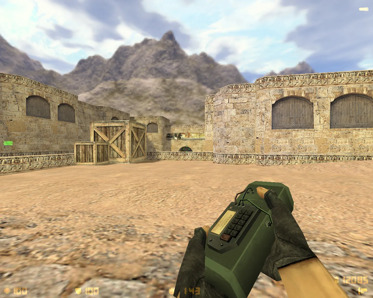 Скриншот  CS 1.6 Classic HD: HD модели оружия v_, p_, w_, графика, звуки, меню и оптимизированный конфиг