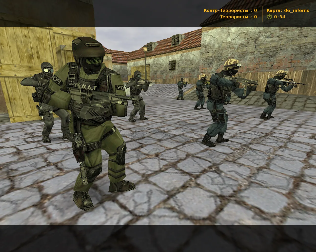 Скриншот  CS 1.6 Classic HD: HD модели оружия v_, p_, w_, графика, звуки, меню и оптимизированный конфиг