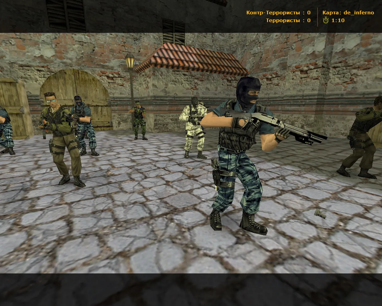 Скриншот  CS 1.6 Classic HD: HD модели оружия v_, p_, w_, графика, звуки, меню и оптимизированный конфиг