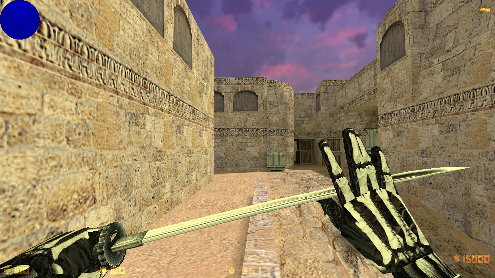 Скриншот CS 1.6 от Clementine v1: блогерская сборка с 9 новшествами, оптимизированным конфигом, темной темой меню и новыми звуками