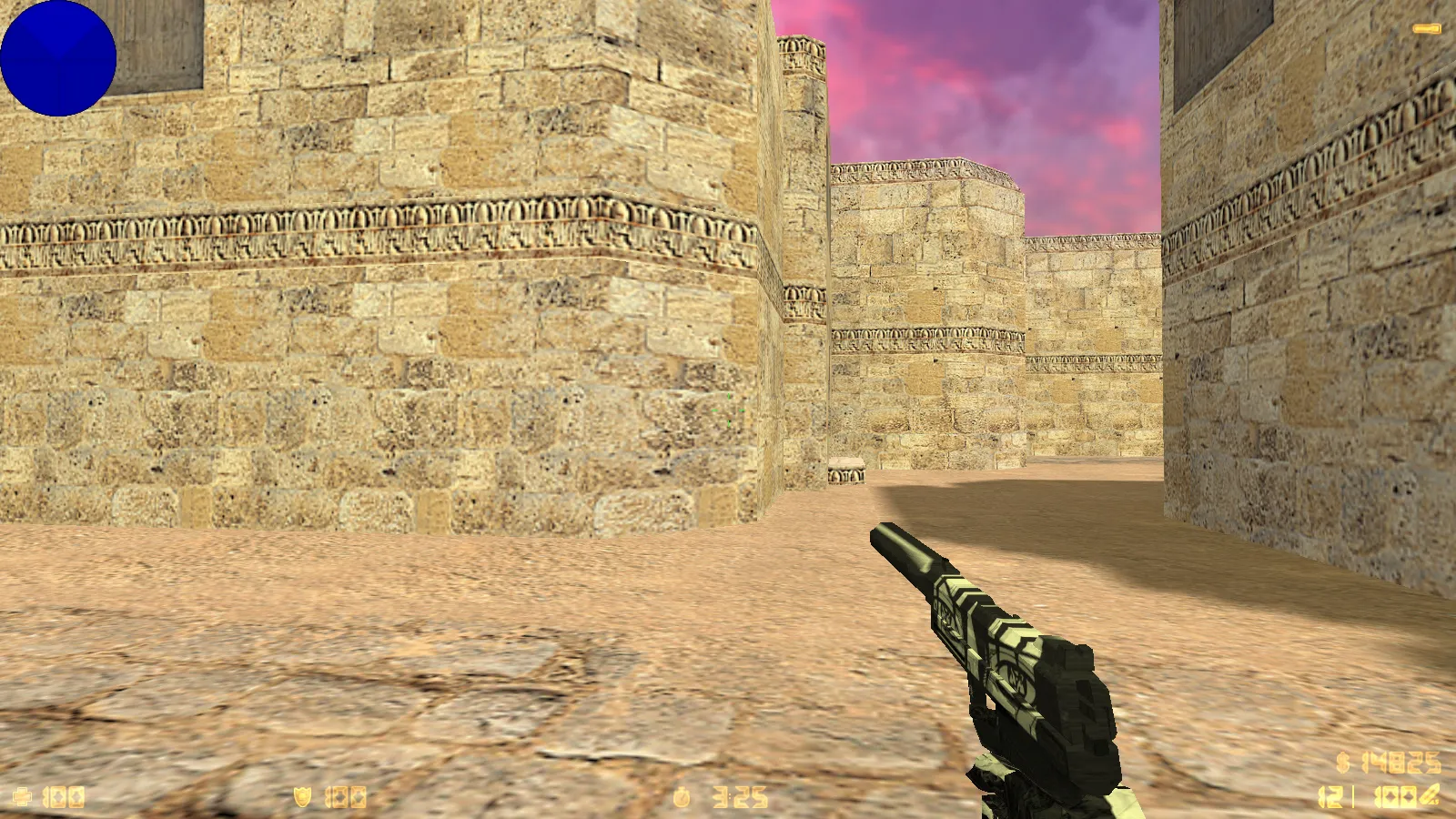 Скриншот  CS 1.6 от Clementine v1: блогерская сборка с 9 новшествами, оптимизированным конфигом, темной темой меню и новыми звуками