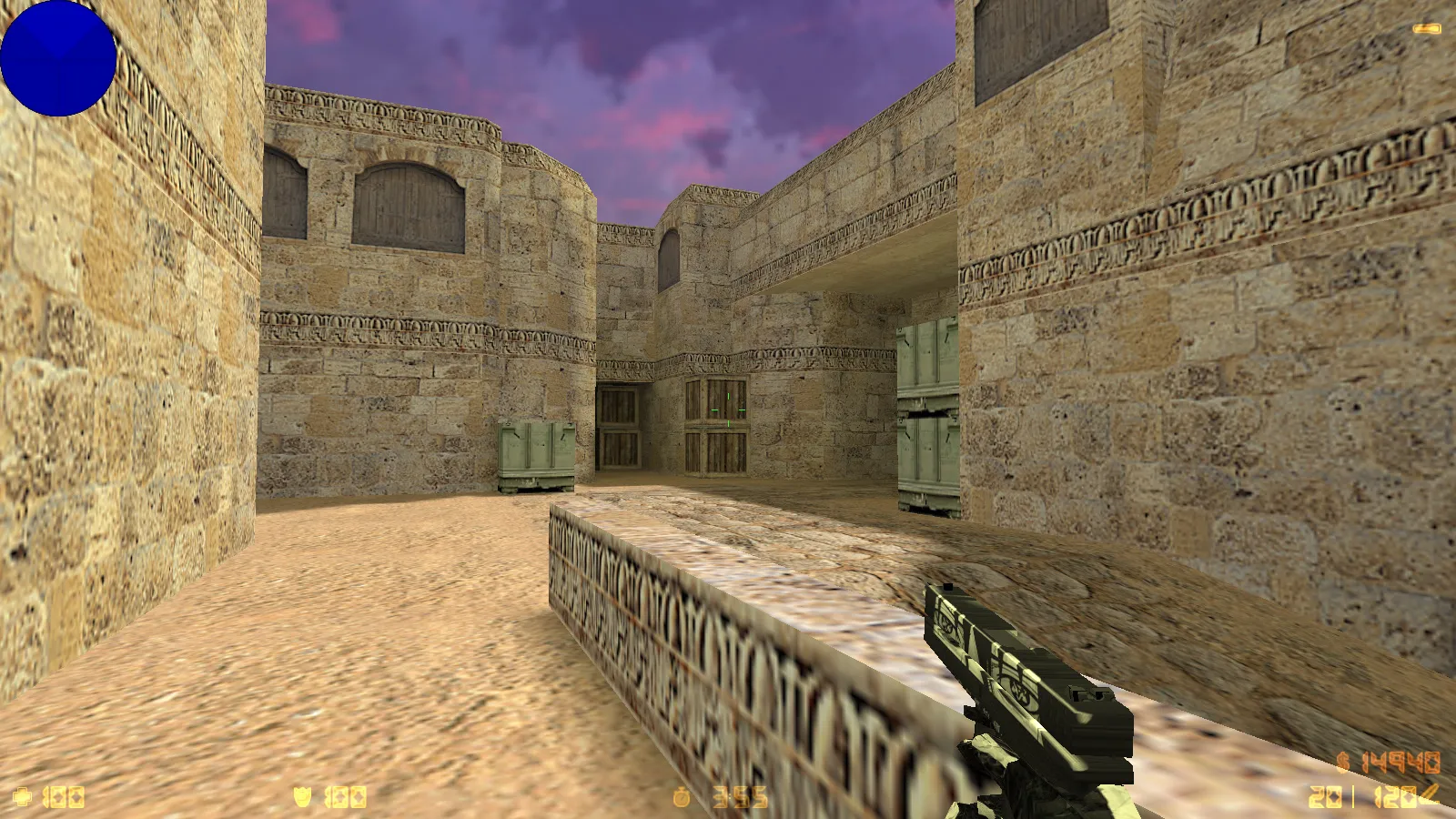 Скриншот  CS 1.6 от Clementine v1: блогерская сборка с 9 новшествами, оптимизированным конфигом, темной темой меню и новыми звуками