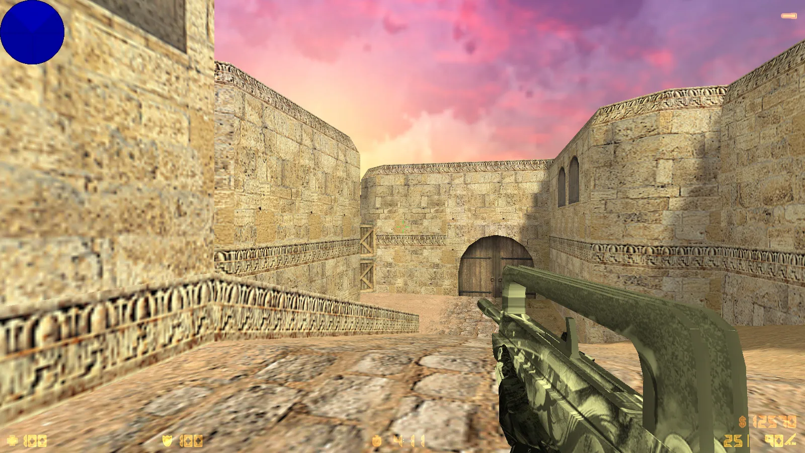 Скриншот  CS 1.6 от Clementine v1: блогерская сборка с 9 новшествами, оптимизированным конфигом, темной темой меню и новыми звуками