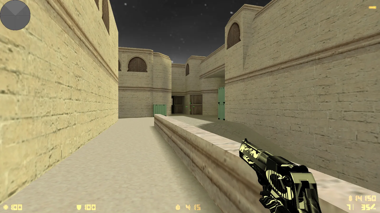 Скриншот  CS 1.6 от Clementine v2: блогерская сборка с 16 черно-белыми скинами, темным меню и оптимизированным конфигом