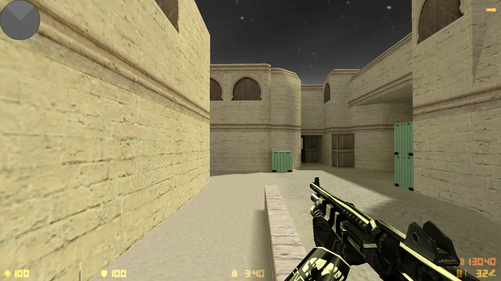 Скриншот  CS 1.6 от Clementine v2: блогерская сборка с 16 черно-белыми скинами, темным меню и оптимизированным конфигом