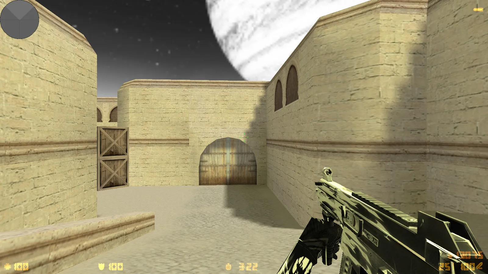 Скриншот  CS 1.6 от Clementine v2: блогерская сборка с 16 черно-белыми скинами, темным меню и оптимизированным конфигом