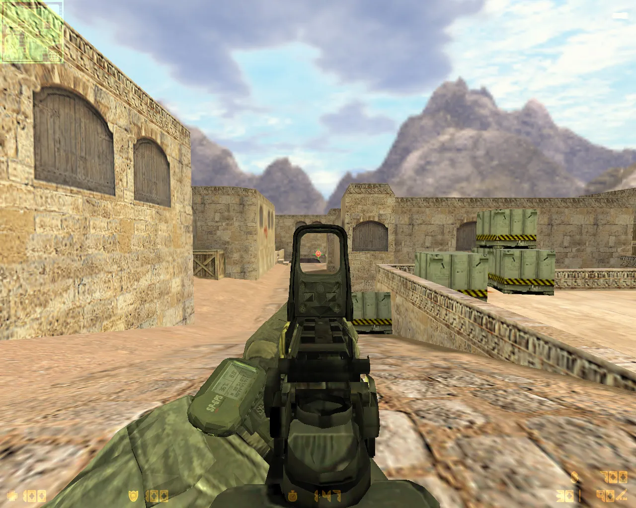 Скриншот  CS 1.6 Call Of Duty MW 2: тематический мод, темная тема, CoD MW2 модели, оптимизированный конфиг и стабильный запуск