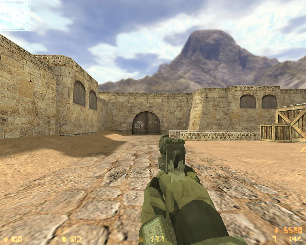 Скриншот  CS 1.6 Call Of Duty MW 2: тематический мод, темная тема, CoD MW2 модели, оптимизированный конфиг и стабильный запуск