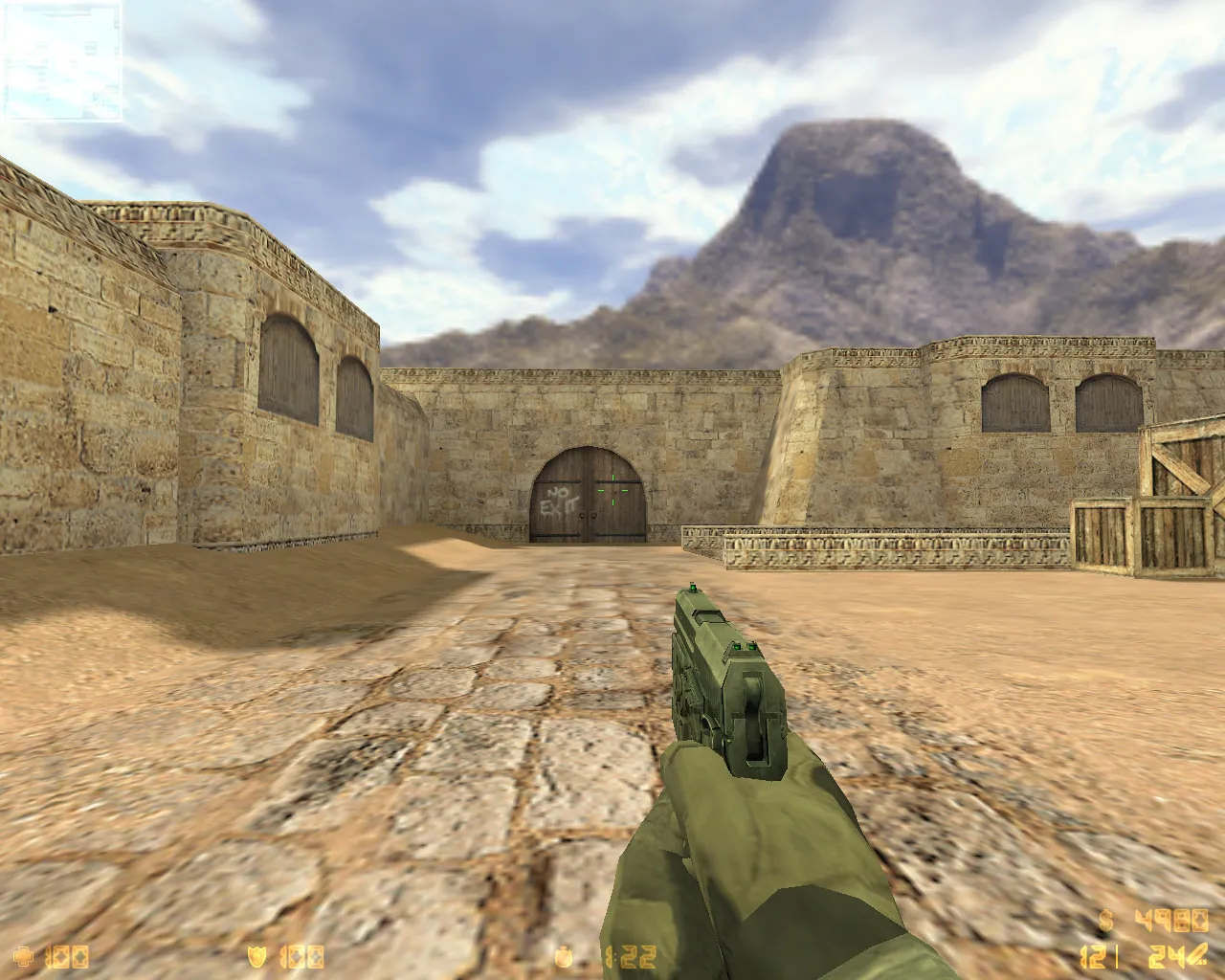 Скриншот  CS 1.6 Call Of Duty MW 2: тематический мод, темная тема, CoD MW2 модели, оптимизированный конфиг и стабильный запуск